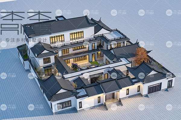 四合院设计湖南合院设计老北京四合院中式四合院中式合院设计